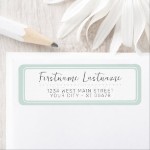 Script de typographie simple et blanc chic