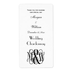 Script de Vigne Noire Monogramme B&G do-it-yoursel