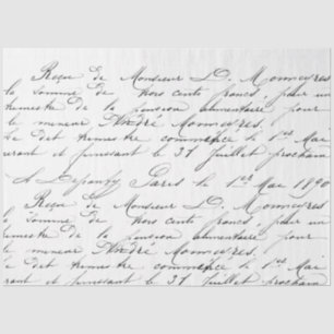 Script Decoupage Paper