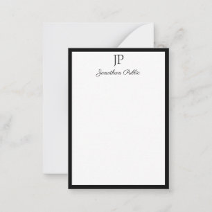Script d'écriture Modèle simple Monogramme