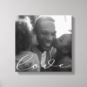 Script élégant   Impression du canevas photo