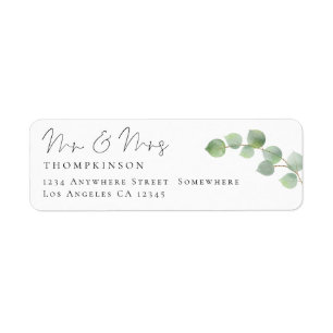 Script Eucalyptus Mr Mrs Return Name Address