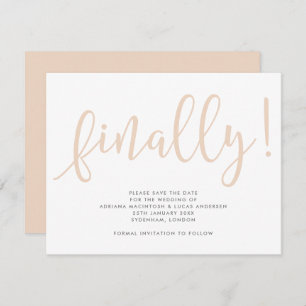 Script Finally Editable Colour Save The Date