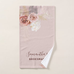 Script Fleur Rose Terre Cuite Demoiselle d'Honneur