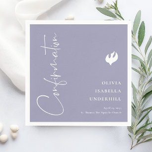 Script Girls Confirmation Napkin