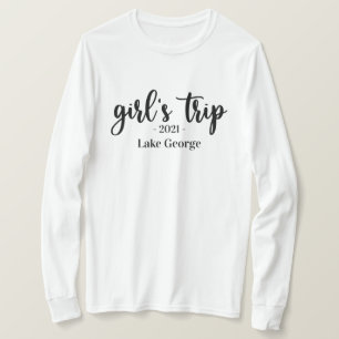 Script Girl's Trip Location and Year T-Shirt