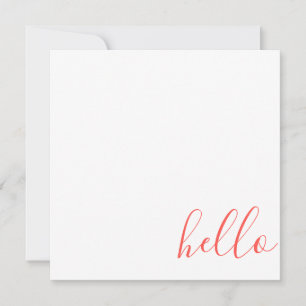 Script Hello Card