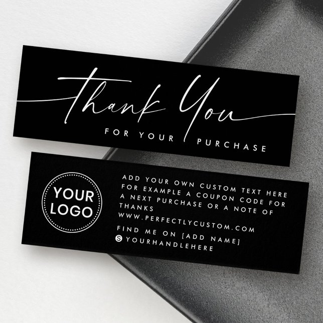 Script manuscrit ajouter logo noir merci insérer (Handwritten script add logo black thank you insert)