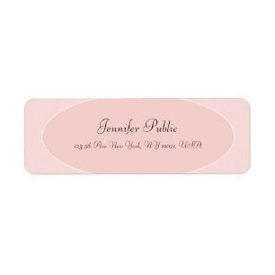 Script manuscrit moderne tendance à la main Blush