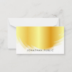 Script manuscrit Monogram Faux Gold Modèle