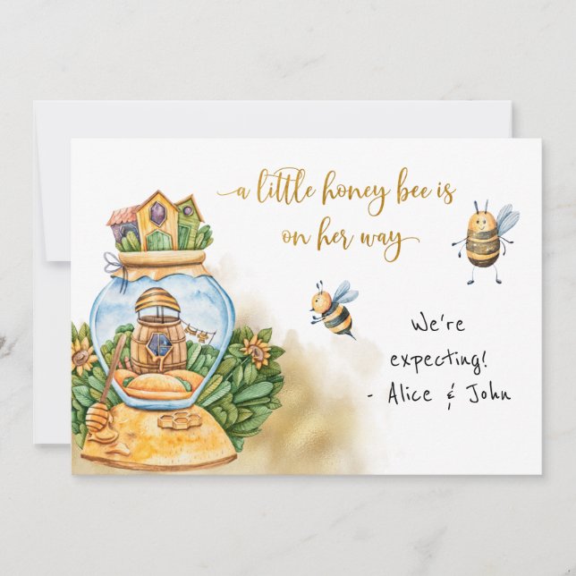 Script Mère À Être Faire-part Grossesse (Devant)