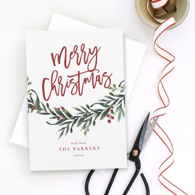 Script Merry Christmas Branch Business Holiday Invitation (Creator Uploaded)