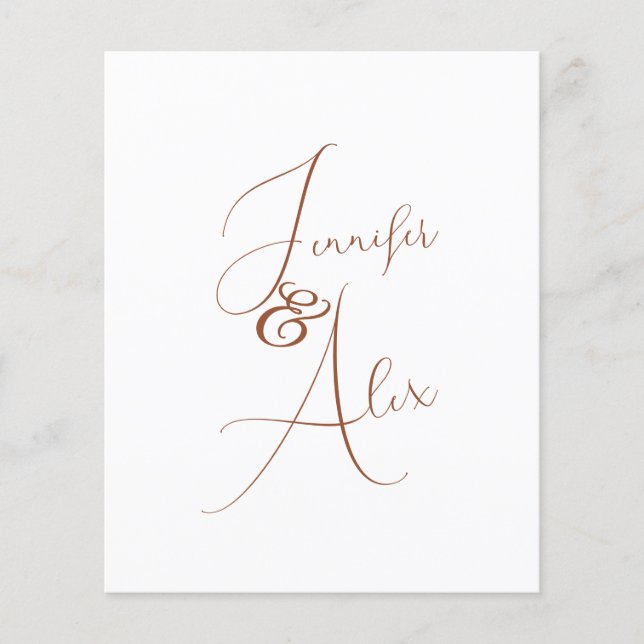 Script Minimalist Photo Collage Thank You Cards (Front)