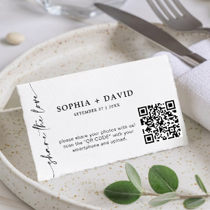 Script minimaliste moderne Capture Le code QR d'am