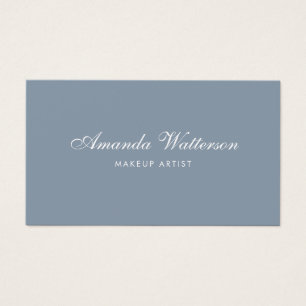 Script minimaliste moderne Dusty Rose carte de vis