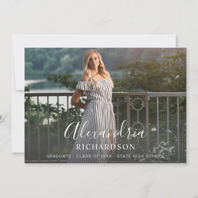 Script Mod Name Photo Graduation - LGR Name Invitation (Front)