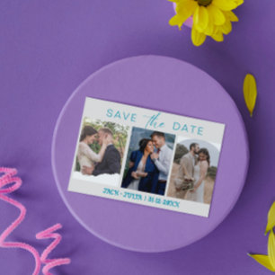 Script moderne 3 Modèles photo Enregistrer la date