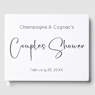 Script moderne Couples Douche Livre d'or