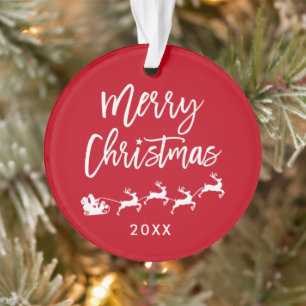 Script moderne de la brosse Star Père Noël Noël