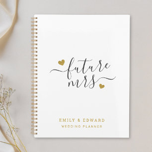 Script moderne Gold Hearts Futur Mme Mariage