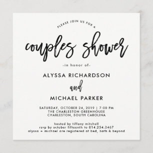 Script moderne   Invitation de douches pour les co