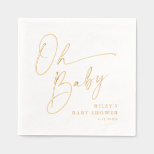 Script moderne Oh Baby shower