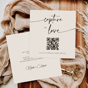 Script moderne Partagez les cartes de table Love Q
