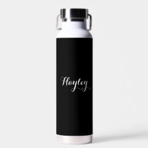 Script monogram black