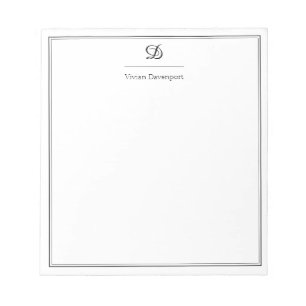 Script Monogram Notepad