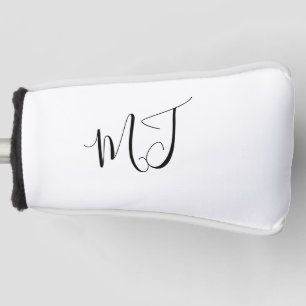 Script Monogram Putter Golf Head Cover