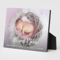 Script Name Elegant Photo Baby Modern Simple