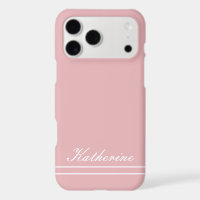Script Name Minimalist Pink