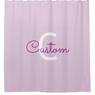 Script Name & Monogram Magenta & Light Purple