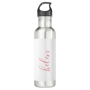 Script Name Personalized Gift Custom Pink 710 Ml Water Bottle