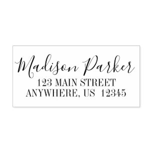 Script Name Personalized Self Inking Stamp