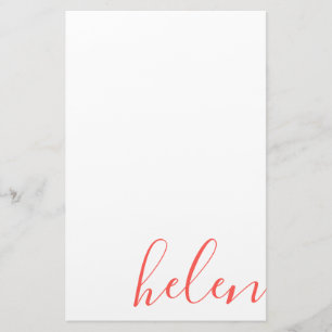 Script Name Stationery