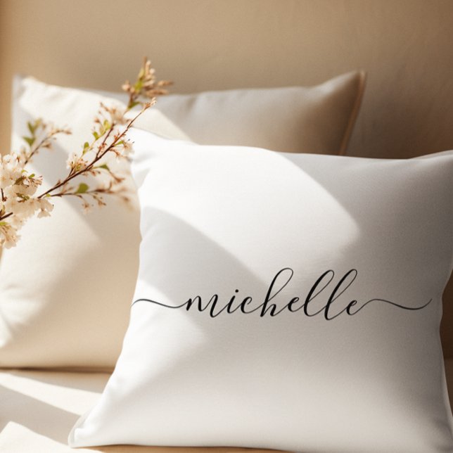 Script Name Throw Pillow (Creator Uploaded)