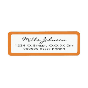 script name with orange-colour border