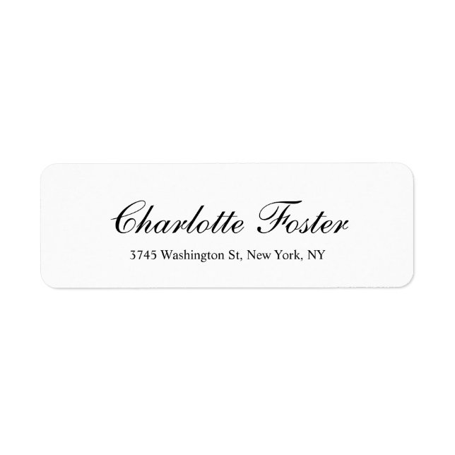 Script noir classique professionnel (Devant)