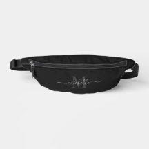 Script noir Monogramme moderne