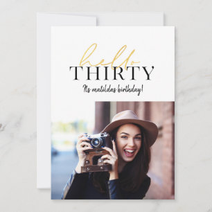 Script or moderne + invitation géométrique 30e ann