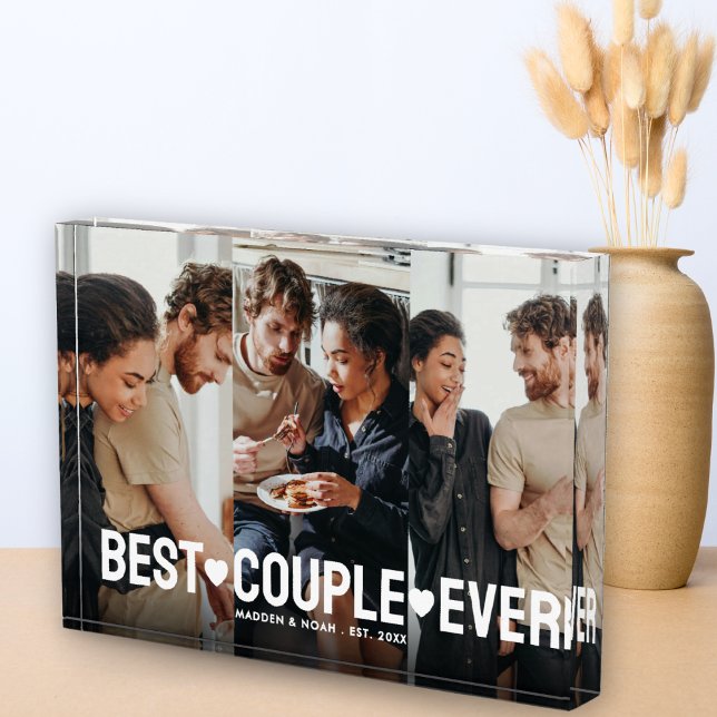 Script Overlay Personalized Best Couple Ever  Photo Block (Creator Uploaded)