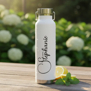 Script Personalized Name Water Bottle