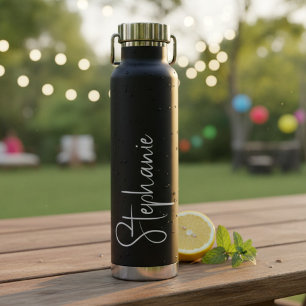 Script Personalized Name Water Bottle