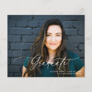 Script Photo Graduation Invitation