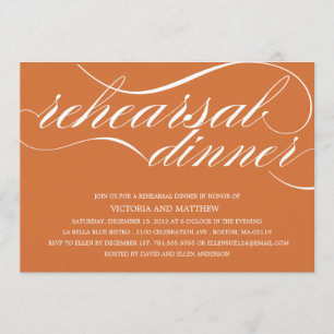 SCRIPT REHEARSAL DINNER INVITATION