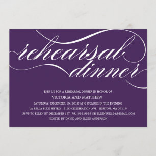 SCRIPT REHEARSAL DINNER INVITATION