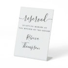 Script Reserved Mother Of The Groom Memorial
