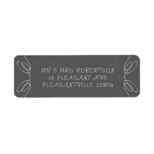 Script romantique Tableau noir Retourner l'adresse