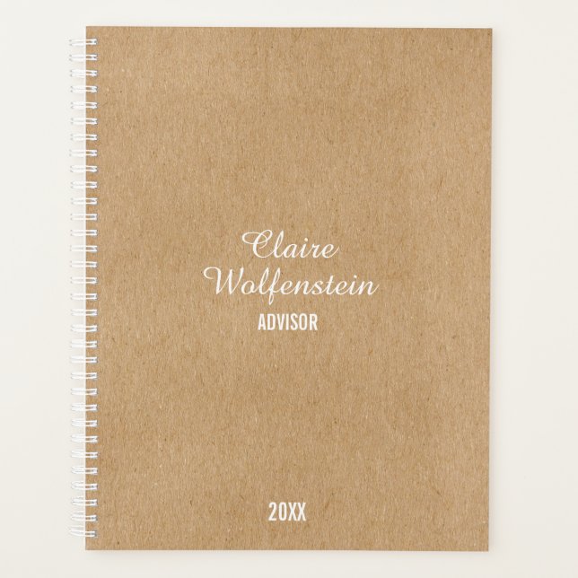 Script rustique minimaliste moderne (Devant)